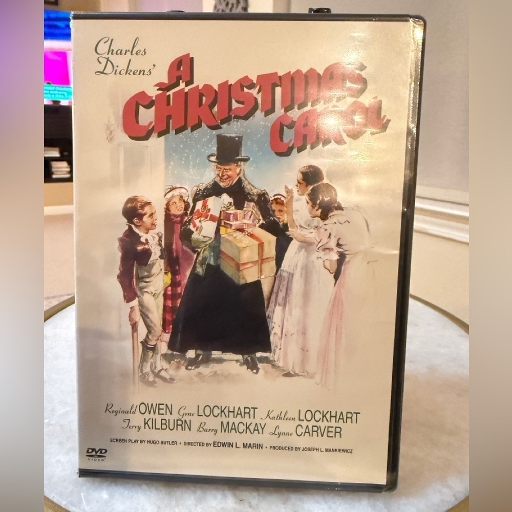1938 “A Christmas Carol” (Reginald Owen) Sealed DVD — the classic MGM version.